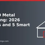 Graphic of a steel building outline with the words 24x30 Metal Building Prices and 5 Smart Uses