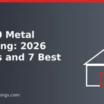 Graphic of a steel building outline with the words 40x40 Metal Building Prices and 7 Best Uses